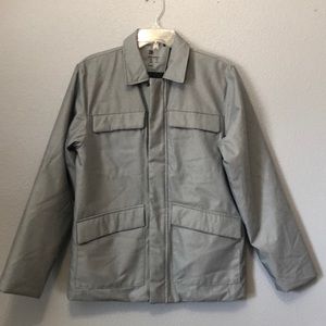 all in motion jacket Men's small S gray Iike new condition zip front coat pocket